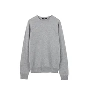 GOBI Cashmere Pulover Mens Essential Crewneck Cashmere Sweater pegasto siva