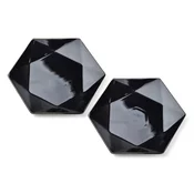 Mondex Ralph Black Komplet 2 Ploščatih Krožnikov 32,5 X 28,5 Cm X V 3 Cm, (21567781)