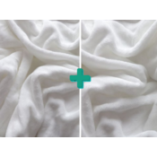 2x Microplush rjuha SOFT 90x200 cm bela