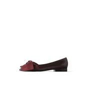 L37 HANDMADE SHOES Balerinke QUEEN OF THE NIGHT rdeča