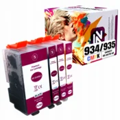 Inkdigo tusz 934 XL 935 XL kompatybilny z HP OfficeJet 6812 6820 6822 6815 Certyfikat TÜV