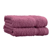 Temno rožnate frotirne bombažne brisače v kompletu 2 ks 30x30 cm Zero Twist – Catherine Lansfield