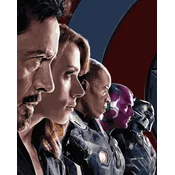 Moments Set za barvanje po številkah Marvel Avengers 40x50