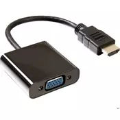 E-green adapter hdmi (m) - vga (f) crni ( 16456 )