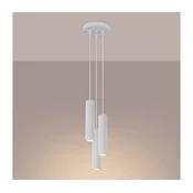 Brilagi - LED luster na sajli CRESTO 3xGU10/10W/230V bela