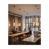 Opviq luster Alabaster 2869-2-03, LED 27 W, žuti