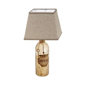 Eglo 202113 - Stona lampa MOJADA 1xE27/40W/230V braon