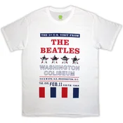 The Beatles Washington 64 Stars & Stripes White L Majica