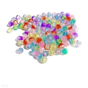 shumee Razpokane steklene perle 8 mm 100 kosov večbarvne 3318