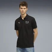 Mens Puma BMW M Motorsport Jacquard Polo T-Shirt, Black T-Shirt, Size XL T-Shirt, Clothing