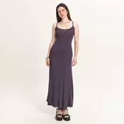 Cropp - Navadna maxi obleka - temno siva