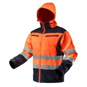slomart Delovna oranžna softshell jakna z GOOG GRAPHITE Energy+ 18V, Li-Ion, LED osvetlitev