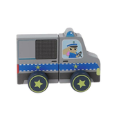 Trefl Magnetno vozilo - Policijski avto - 2 kosa
