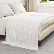 Vidaxl Obloge 6 pcs Bela 200 x 150 cm Flis