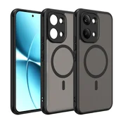 Hibridni ovitek HaloFrost II MagSafe za Xiaomi Poco X8 Pro Max - black