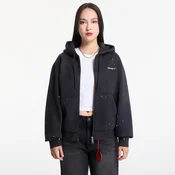 Mikina Carhartt WIP Hooded Painter Jacket UNISEX Black Destroy Wash, Splatter S
