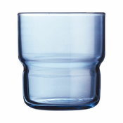 NEW Kozarec Arcoroc Log Bruhs Modra Steklo 6 Kosi 220 ml