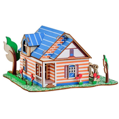 Lesena 3D sestavljanka Woodcraft Vila v Fontainebleauju