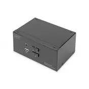 Digitus DS-12862 stikalo KVM Črna