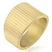 Ženski santa barbara polo zlatni prsten od hirurškog Čelika m ( sbj.3.7005.m.2 )