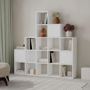 Hanah Home Polica za knjige Paleo, Bela