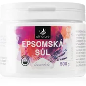 Allnature Epsom Salt Lavender kopalna sol 500 g