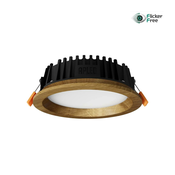APLED - LED Ugradbena svjetiljka RONDO LED/6W/230V 4000K pr. 15 cm hrast masivni
