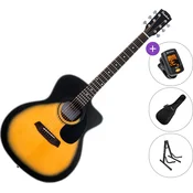 Pasadena PGC-100 SET Sunburst Akustična kitara Jumbo