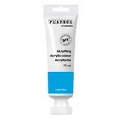 PLAYBOX AKRILNA BARVA ZA NAREDITEV SVETLO MODRA v tubi 75 ml (ukinjena proizvodnja)