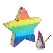 Northix Pisana/zlata zvezdasta pinata za zabave in posebne dogodke