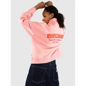 Rip Curl Surf Puff 1/4 Zip Sweater pink