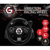 STR-M-40 ** Gembird RACEMASTER PC racing whee lPC/PS3 Direct-X-X-input (4399)