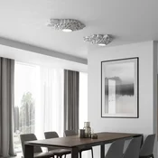 Karman LED stenska svetilka Notredame, bela, 3.000 K, 63 x 56 cm - Dnevna soba/jedilnica - Dizajn - Plastika