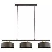 Viseći luster na sajli SELIA 3xE27/15W/230V, smeđi