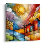 Slika ulica v barvah - 30x30