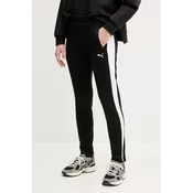 Puma Spodnji del trenirke T7 Always On 629798 Črna Slim Fit