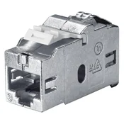 Bachmann LAN (RJ45) Omrežni adapter CAT 6 [1x Ženski konektor RJ45 - 1x Ženski konektor RJ45] Srebrna Bachmann