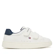 Tommy Hilfiger Superge Low Cut Velcro Sneaker T1X9-35216-1355 S Bela
