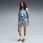 FUTURE.PUMA.ARCHIVE Washed Twill Skirt Women, Clothing, Cool Blue, S