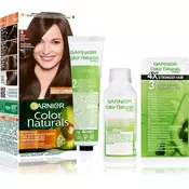 Garnier Color Naturals Creme dolgo obstojna hranilna barva odtenek 4 Medium Brown 4 pcs