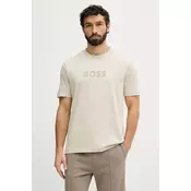 BOSS Majica TS_Terrace Logo 50559361 Bež Regular Fit