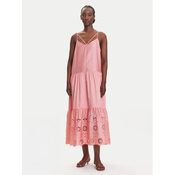 Fracomina Poletna obleka FJ25SD3001W400E5 Koral Relaxed Fit