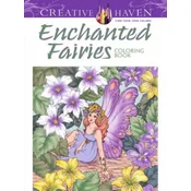 Creative Haven Enchanted Fairies Coloring Book