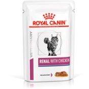 Royal Canin Veterinary Mokra mačja hrana RENAL HUHN - fini koščki v omaki, 12 x 85 g - 1.020 g