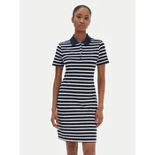 Tommy Hilfiger Vsakodnevna obleka 1985 WW0WW43228 Mornarsko modra Slim Fit