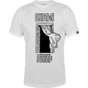 011Shop Muška majica kratkih rukava, Promaja ubiva, Bela