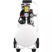 VEVOR Kompresor 25 L 1 HP 750 W 115 PSI Olivaba Kaasaskantav Terastank