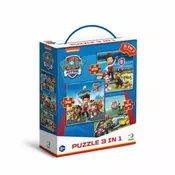 shumee Sestavljanka Paw Patrol 3 v 1, Igrišče, 25, 36, 54 kosov, DODO, 200579