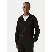 Calvin Klein Jeans Jopa na zadrgo  temno rjava / bela