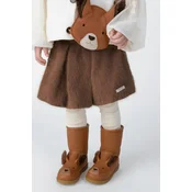 Donsje snežni čevlji otroški usnjeni Wadudu Exclusive Boots Fluffy Squirrel